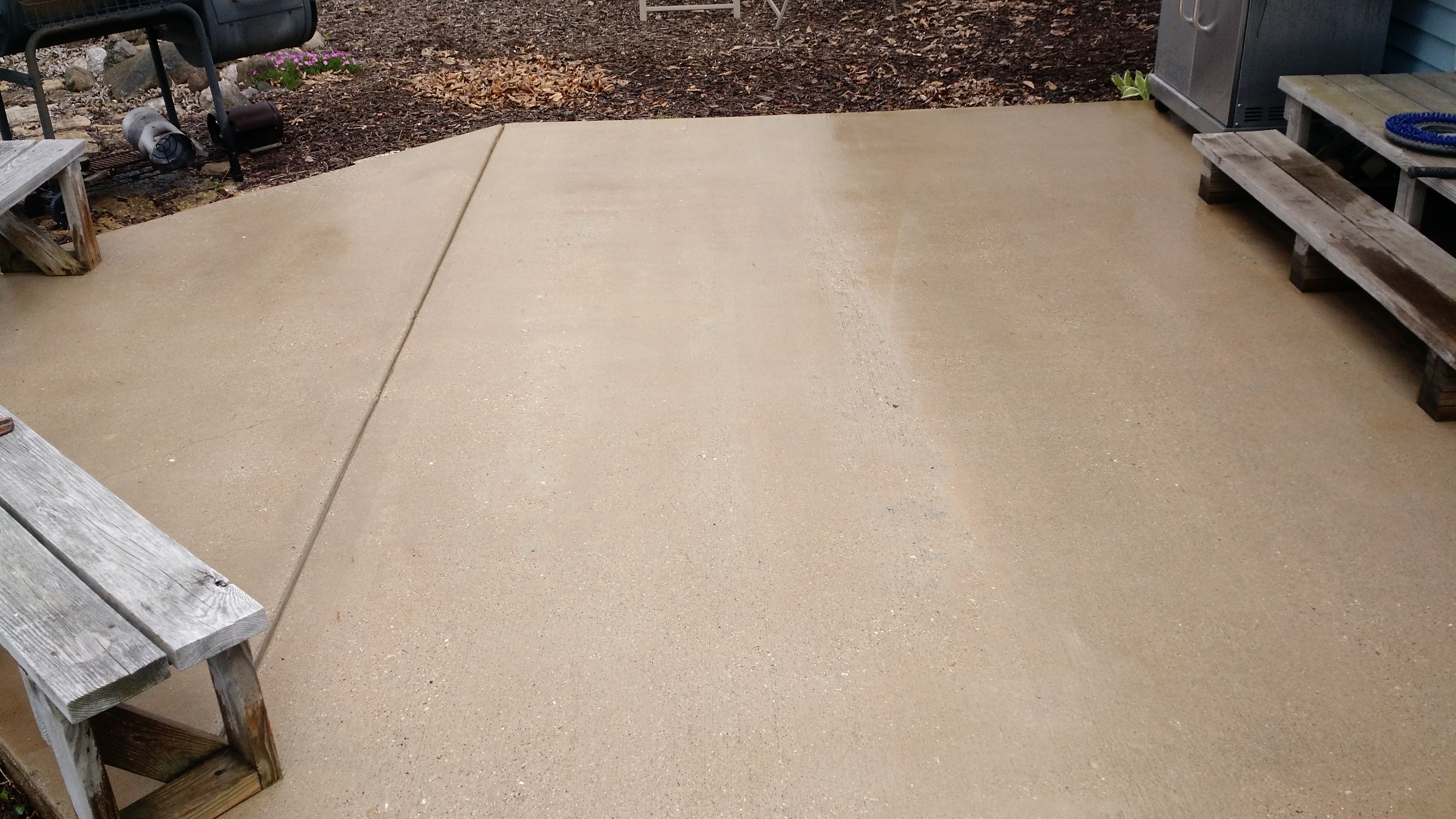 concrete power washing